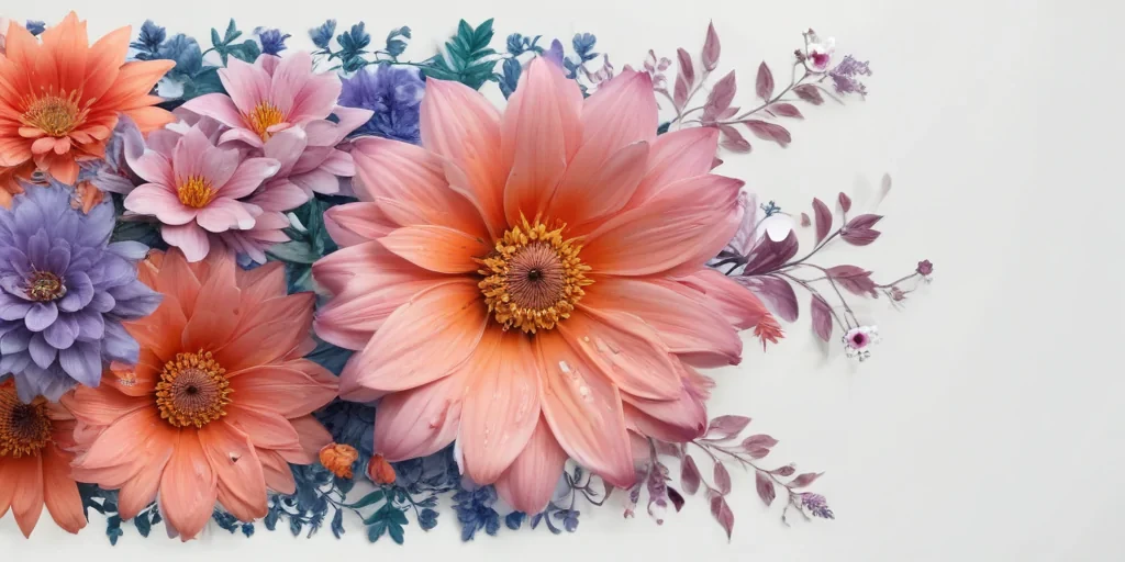 flower transparent border
