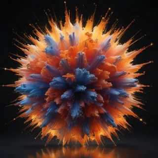 transparent explosion