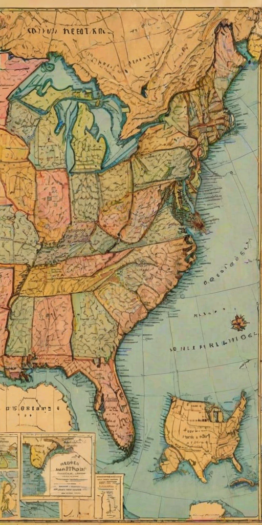 map of the usa states