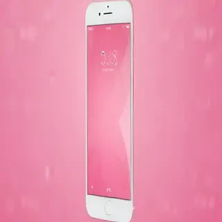pink home screen