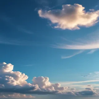 sky blue background