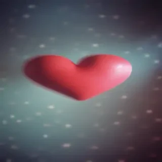 blurry heart