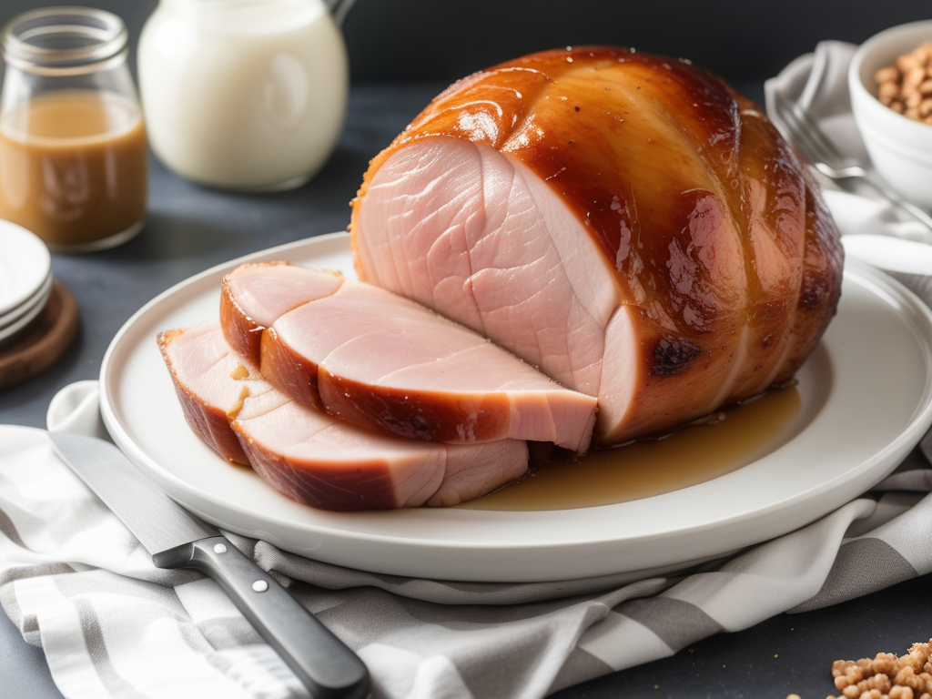 3 ingredient brown sugar ham glaze