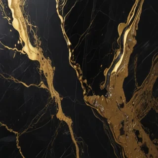 black and gold marble background