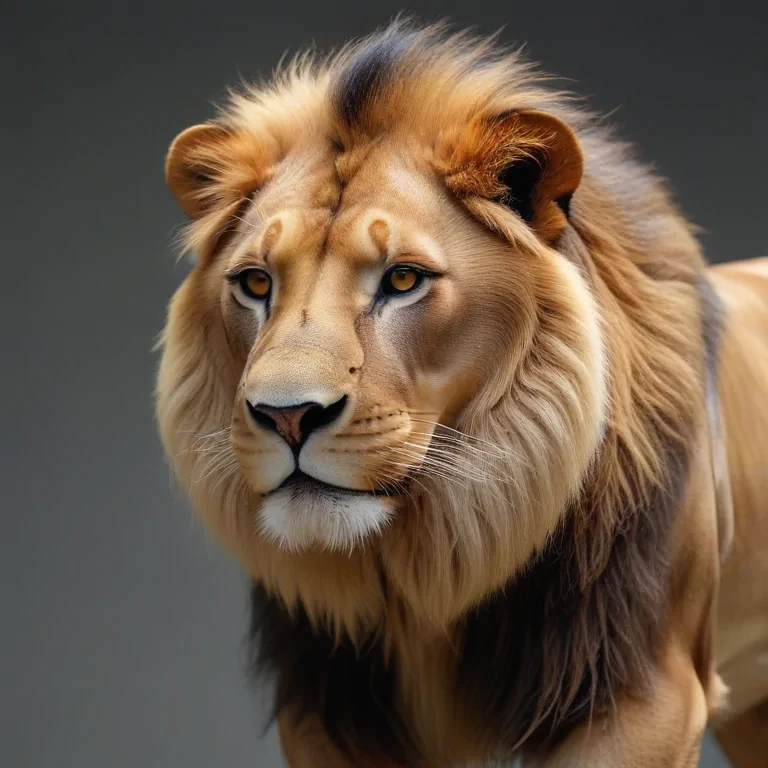 transparent lion