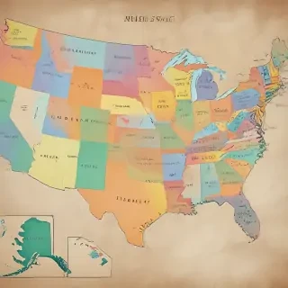us states on a map