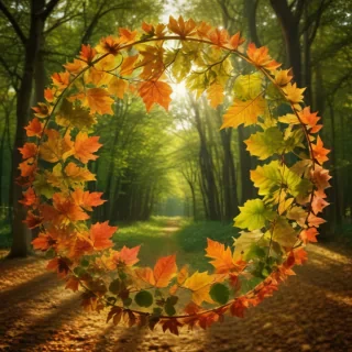leaf circle