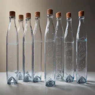 water bottle drawing