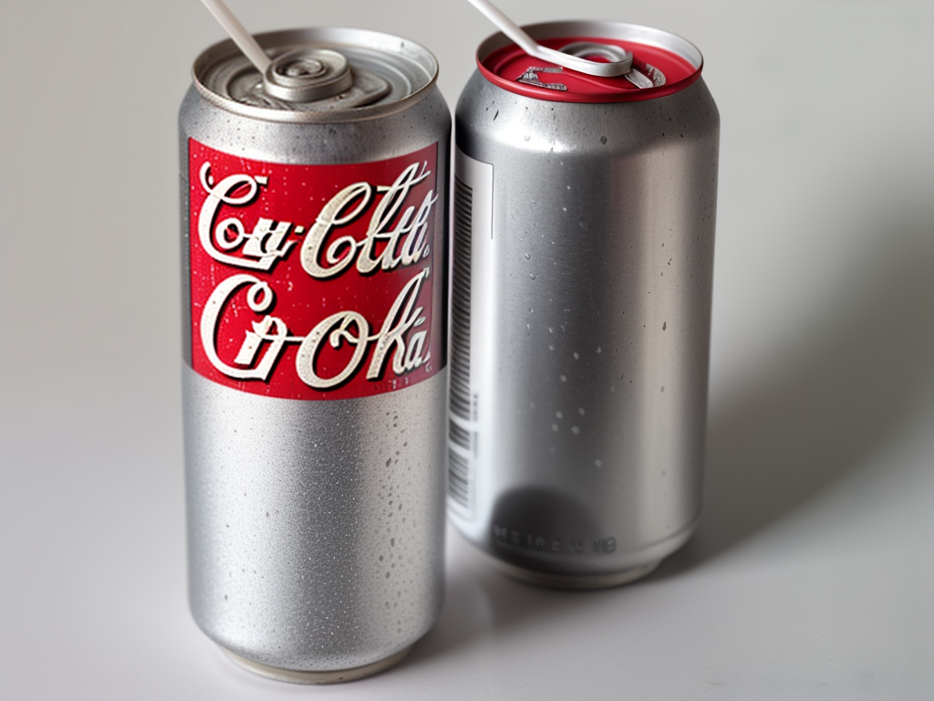 diet coke in a can