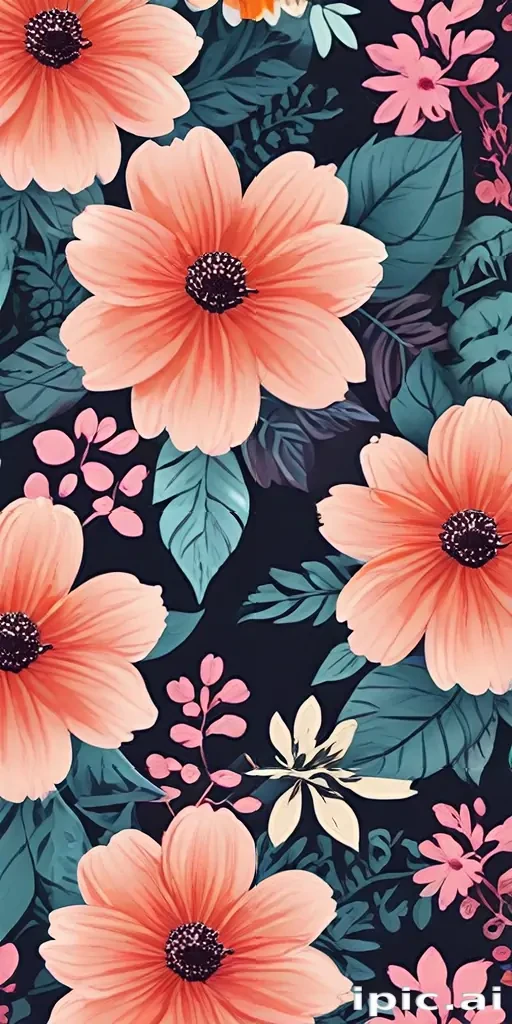 floral phone wallpaper