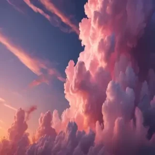 pink clouds wallpaper