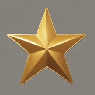 gold star sticker png