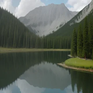 background lake