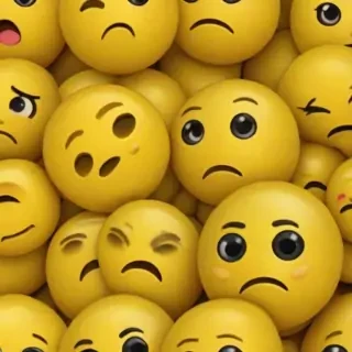 sad face emoji