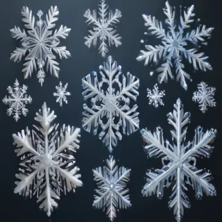 snowflakes clipart transparent background