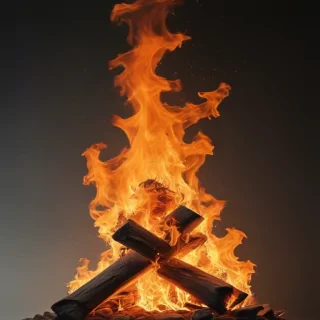 fire clear background