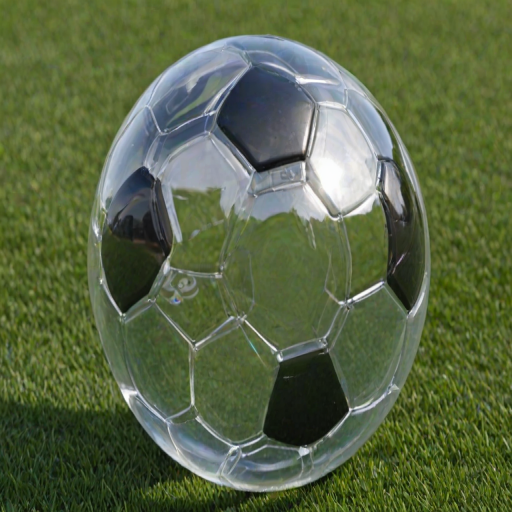 transparent soccer ball