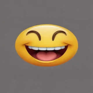 transparent laughing emoji