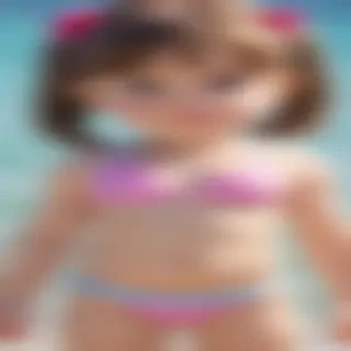 little girl in bikini ai