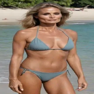 Lauren Hutton in bikini