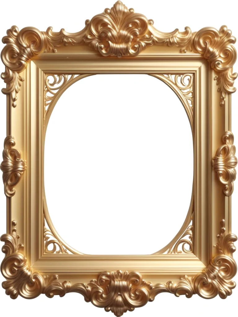 gold frame png transparent