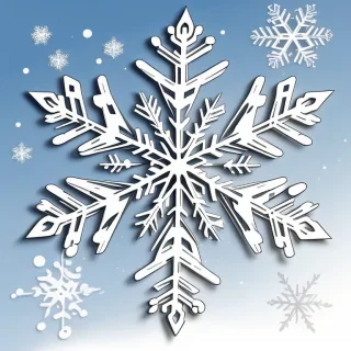 free snowflake clip art
