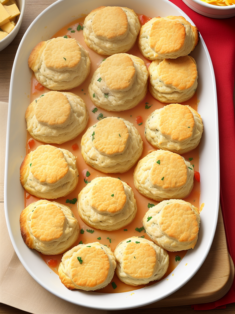 chicken cobbler cheddar bay biscuits