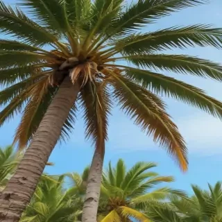 palm trees background