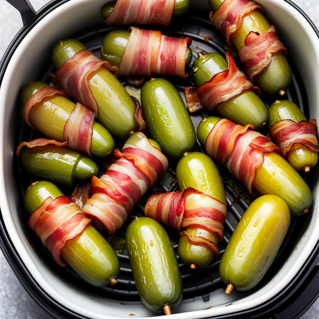 bacon wrapped pickles air fryer