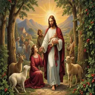 merry christmas jesus images