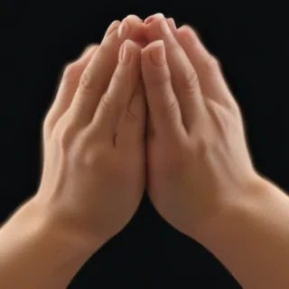 pray hands png