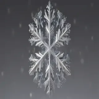 transparent background snowflake clipart