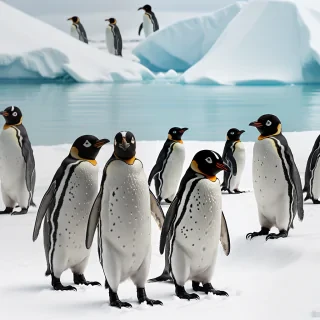 penguins background
