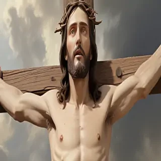 a picture of jesus on the cross