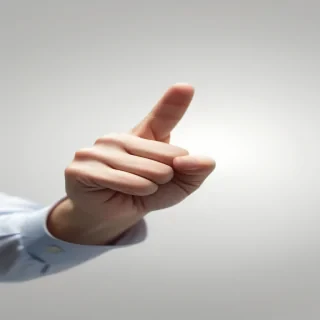 finger pointing at you transparent