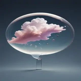transparent thought bubble