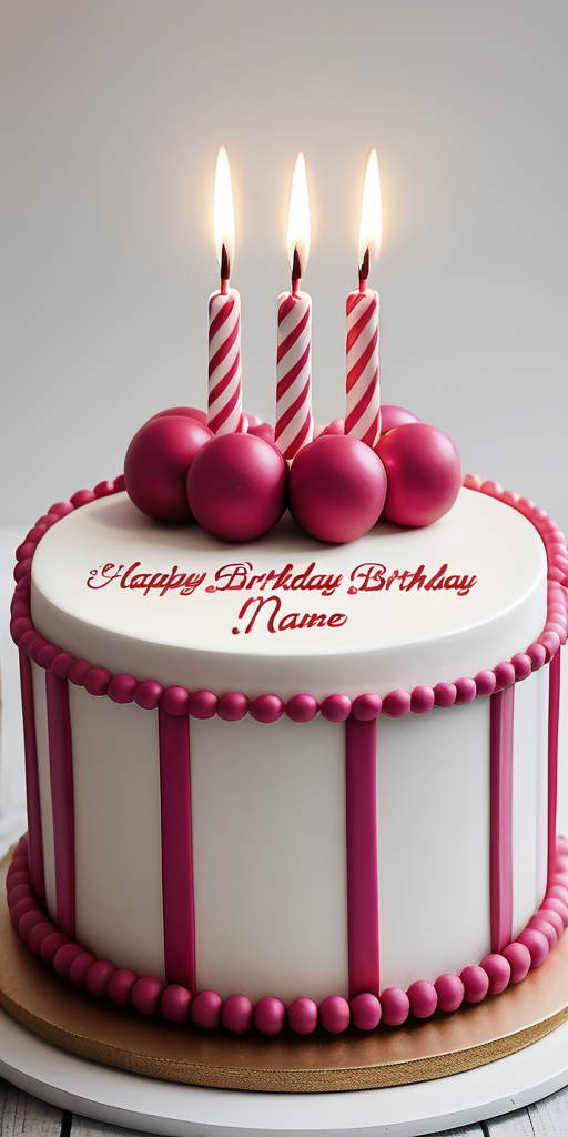 birthday cake with name edit