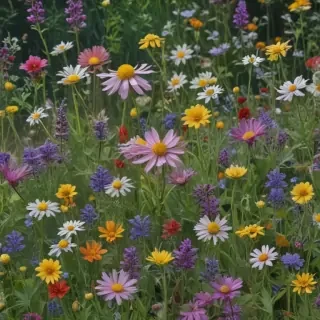 wildflowers transparent background