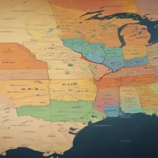 map of usa states