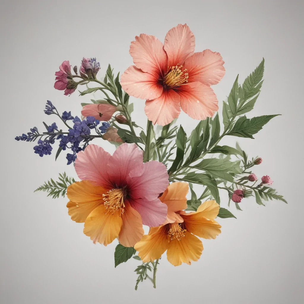 pressed flower png