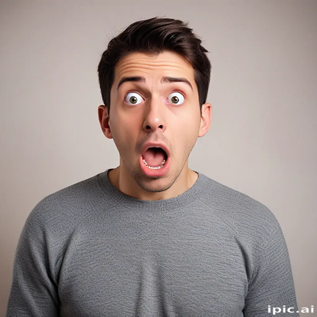 shocked man