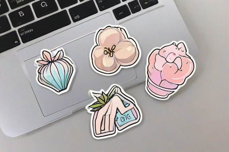 aesthetic transparent stickers