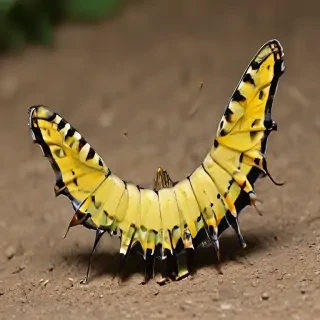 caterpillar to butterfly