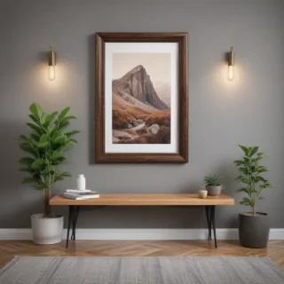 framed art mockup