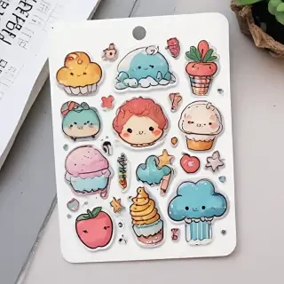 transparent cute stickers