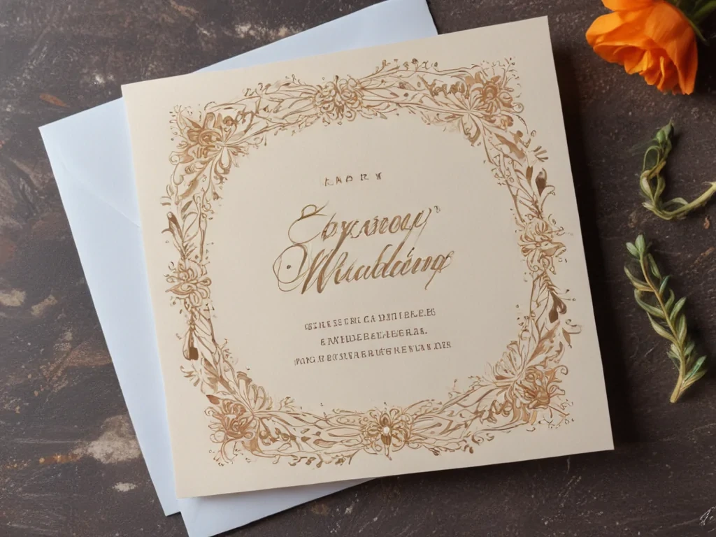 background of wedding card
