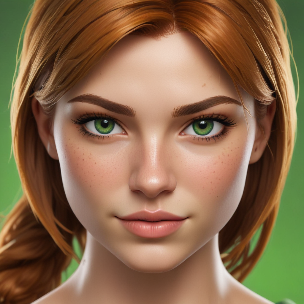 Free Ai Image Generator - High Quality and 100% Unique Images - iPic.Ai  Ginger fortnite skin, green eyes