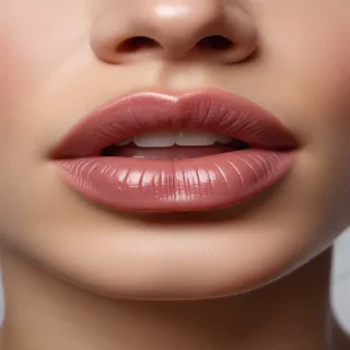 transparent lips