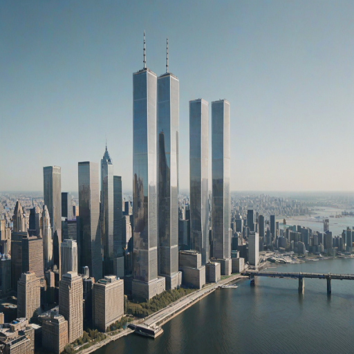 twin towers transparent