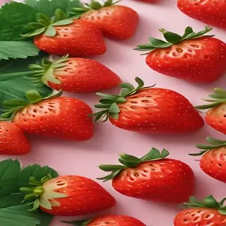 cute strawberry background